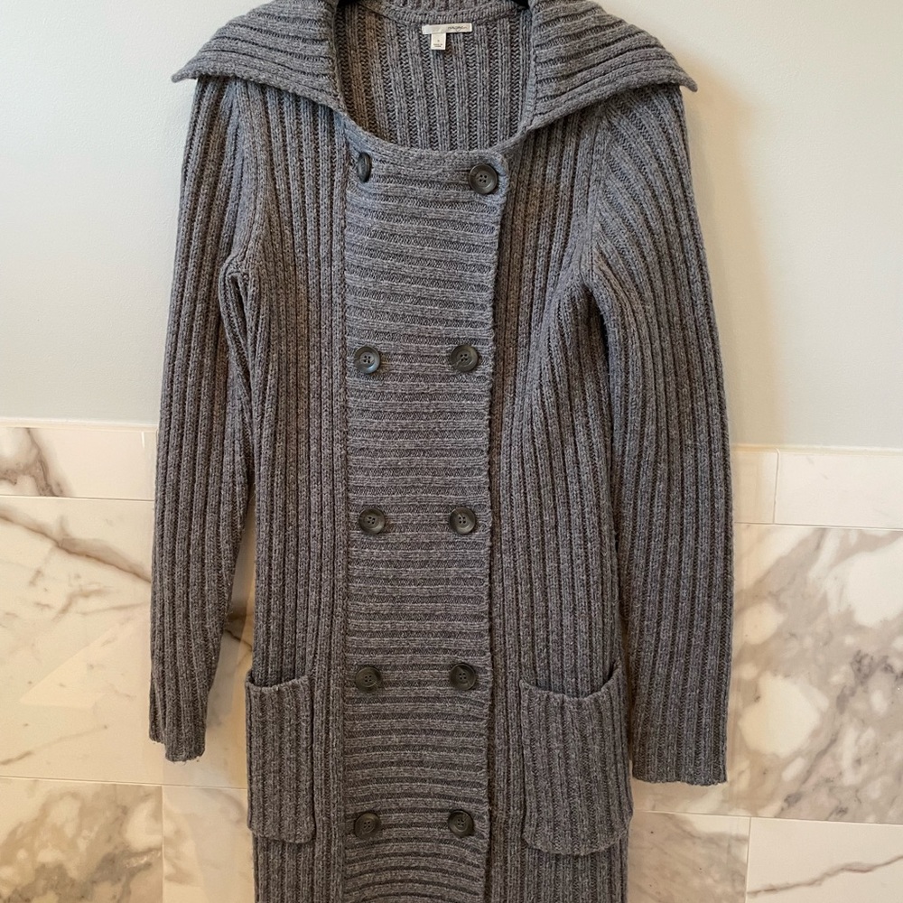 Nordstrom Brand Gray Sweater Dress - Small